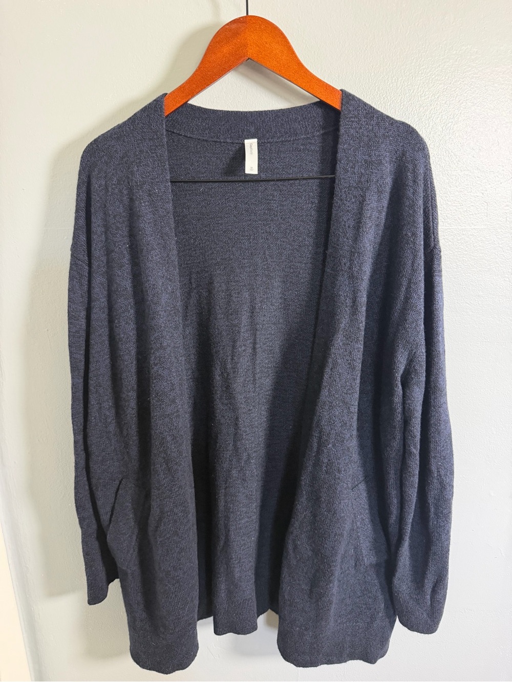 GAP Open-Front Navy Blue Knit Women's Cardigan - Picture 7 of 9